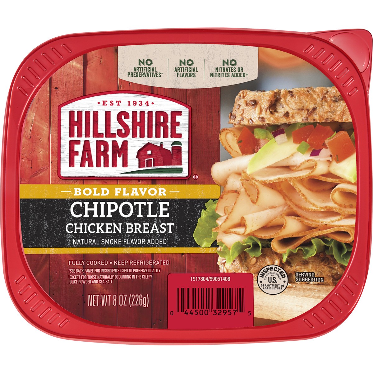 slide 1 of 8, Hillshire Farm Chicken, 8 oz