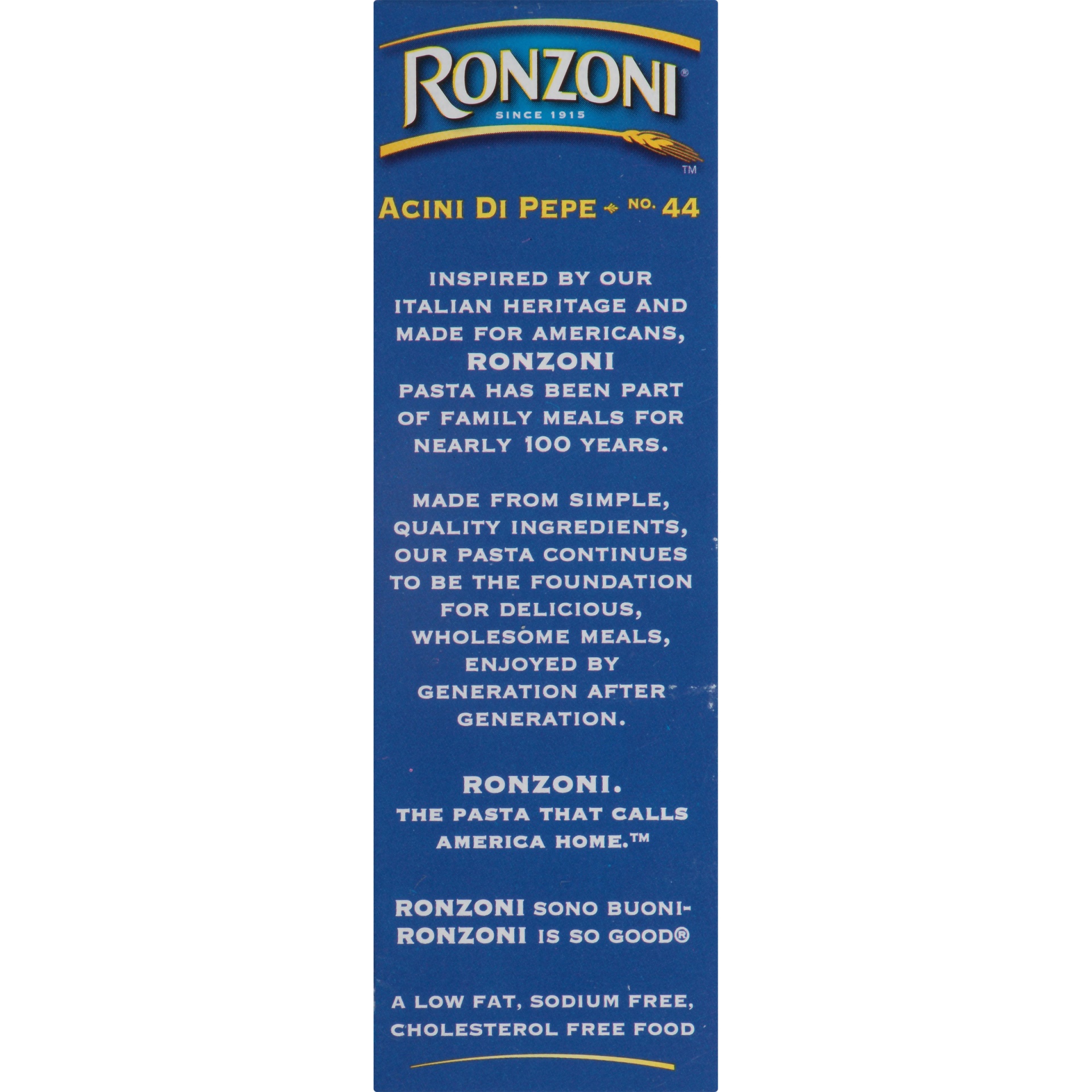 slide 4 of 8, Ronzoni Acini De Pepe, 16 oz