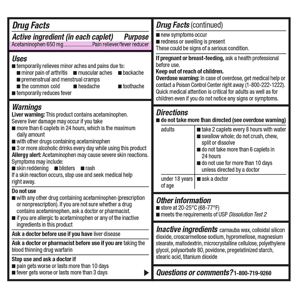 slide 16 of 25, Meijer Arthritis Pain Relief, Extended-Release Caplets, 650mg, 150 ct