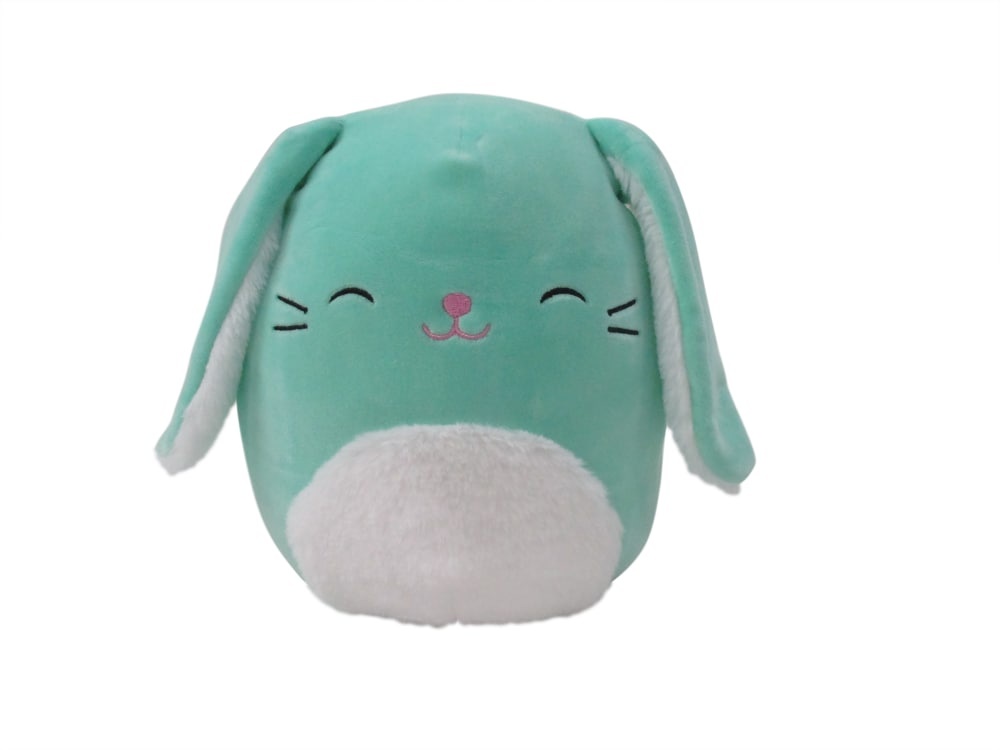 slide 1 of 1, Squishmallows Bunny With Fur Plush - Green, 8 in