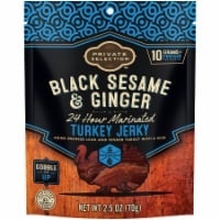slide 1 of 1, Private Selection Black Sesame & Ginger Turkey Jerky, 2.5 oz