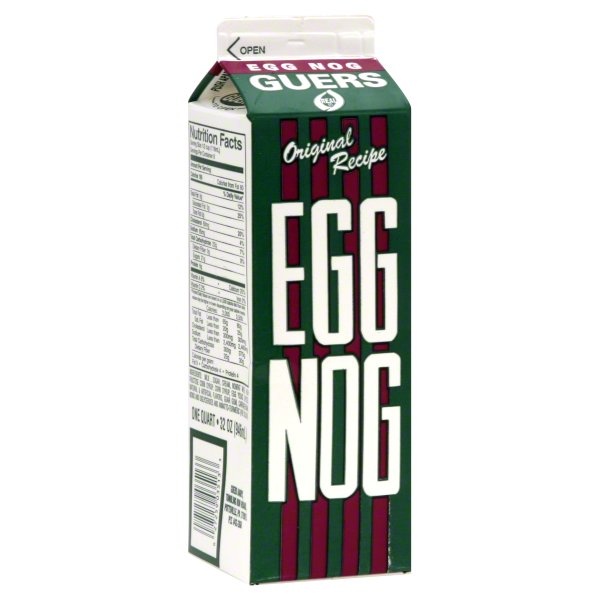 slide 1 of 1, Guers Egg Nog, 1 qt