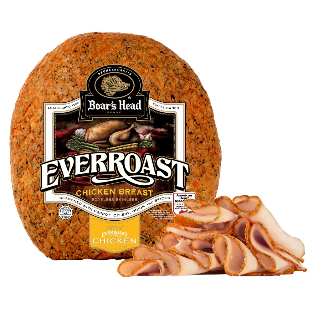 slide 1 of 1, Boar's Head Everroast Oven Roasted Chicken Breast, per lb