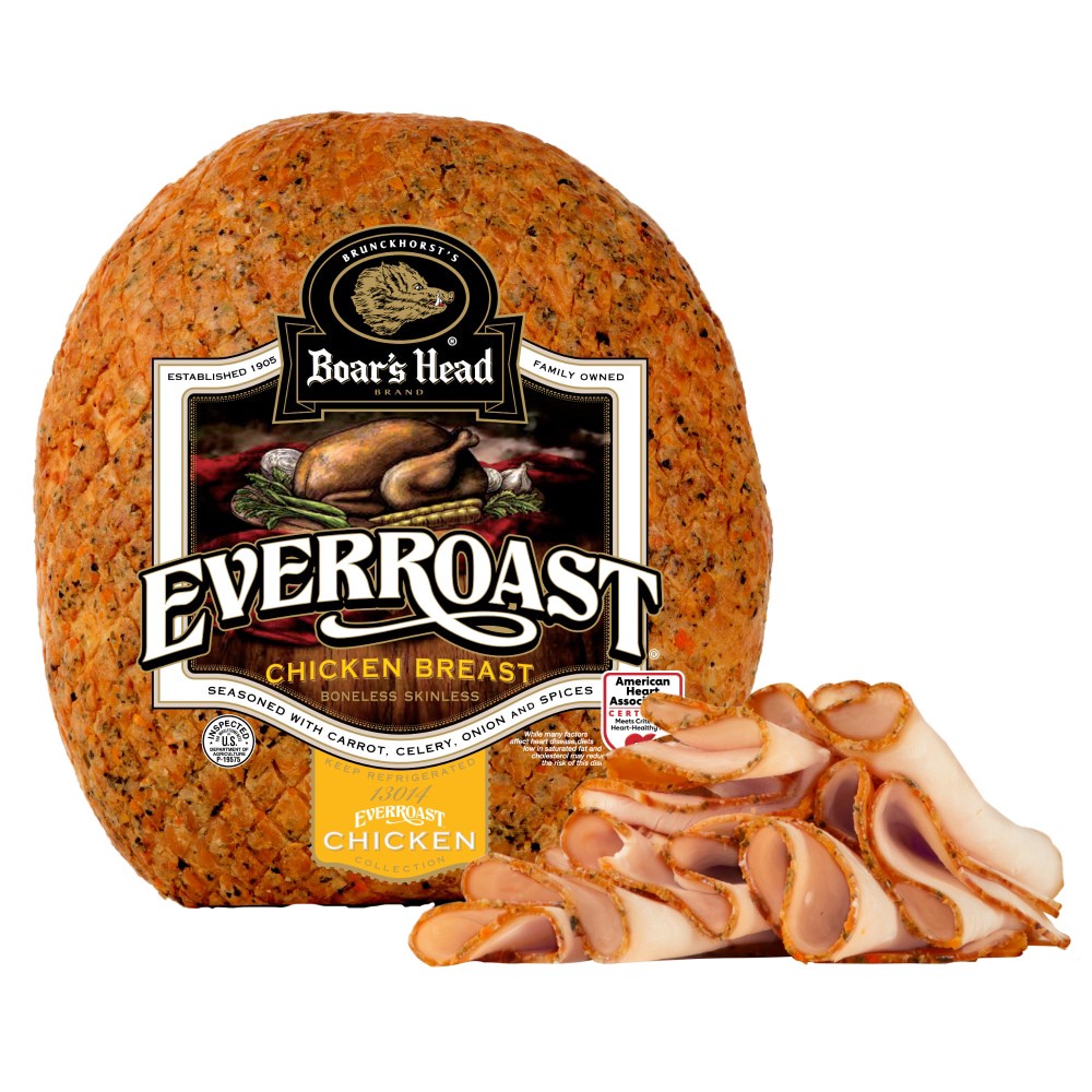 slide 1 of 1, Boar's Head Everroast Oven Roasted Chicken Breast, per lb