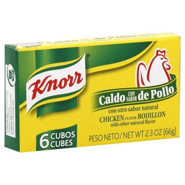 slide 1 of 4, Knorr Chicken Flavor Bouillon Cubes - 6 CT, 6 ct; 3.5 oz