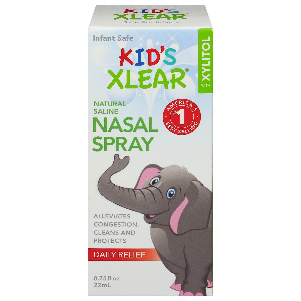 slide 1 of 1, Xlear Kids Daily Relief Nasal Spray 0.75 fl oz, 0.75 oz