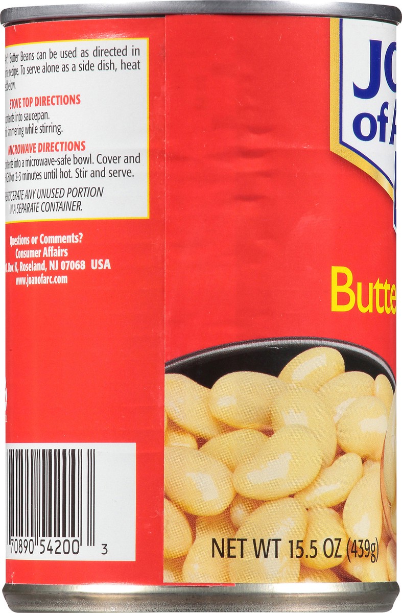 slide 3 of 7, Joan of Arc Butter Beans 15.5 oz. Can, 15.5 oz