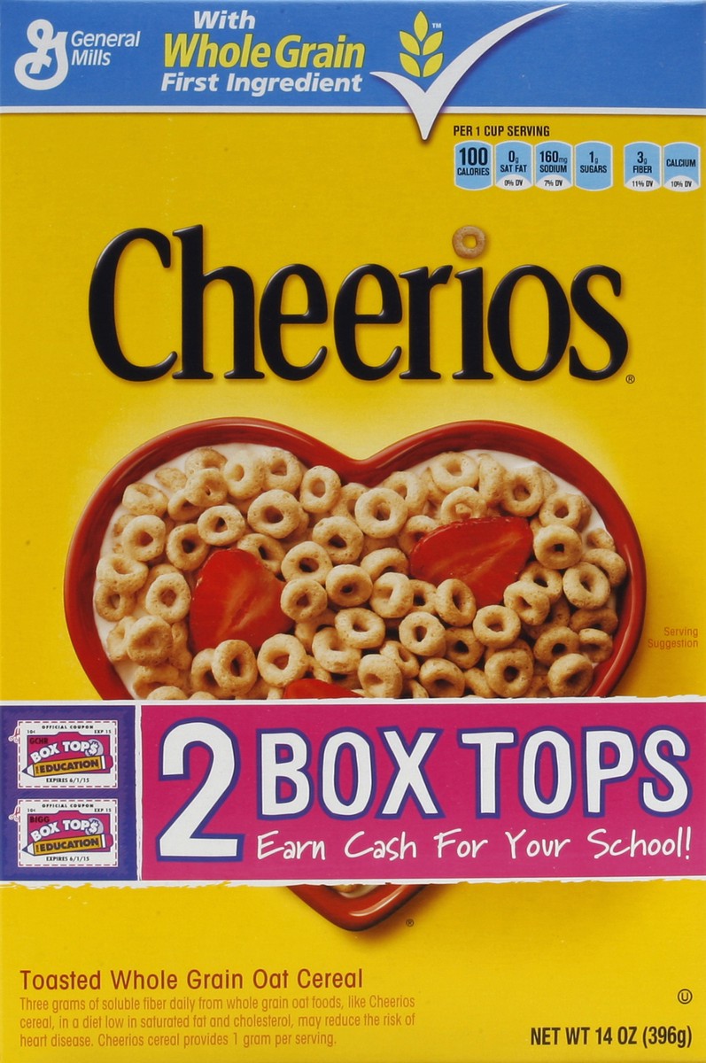 slide 4 of 4, Cheerios Cereal, 14 oz