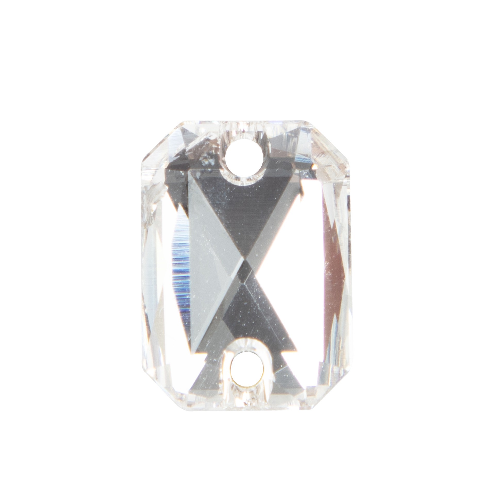 slide 5 of 5, 14mm Crystal Emerald Cut Sew-On Austrian Crystals By Bead Landing, 2ct., 14mm