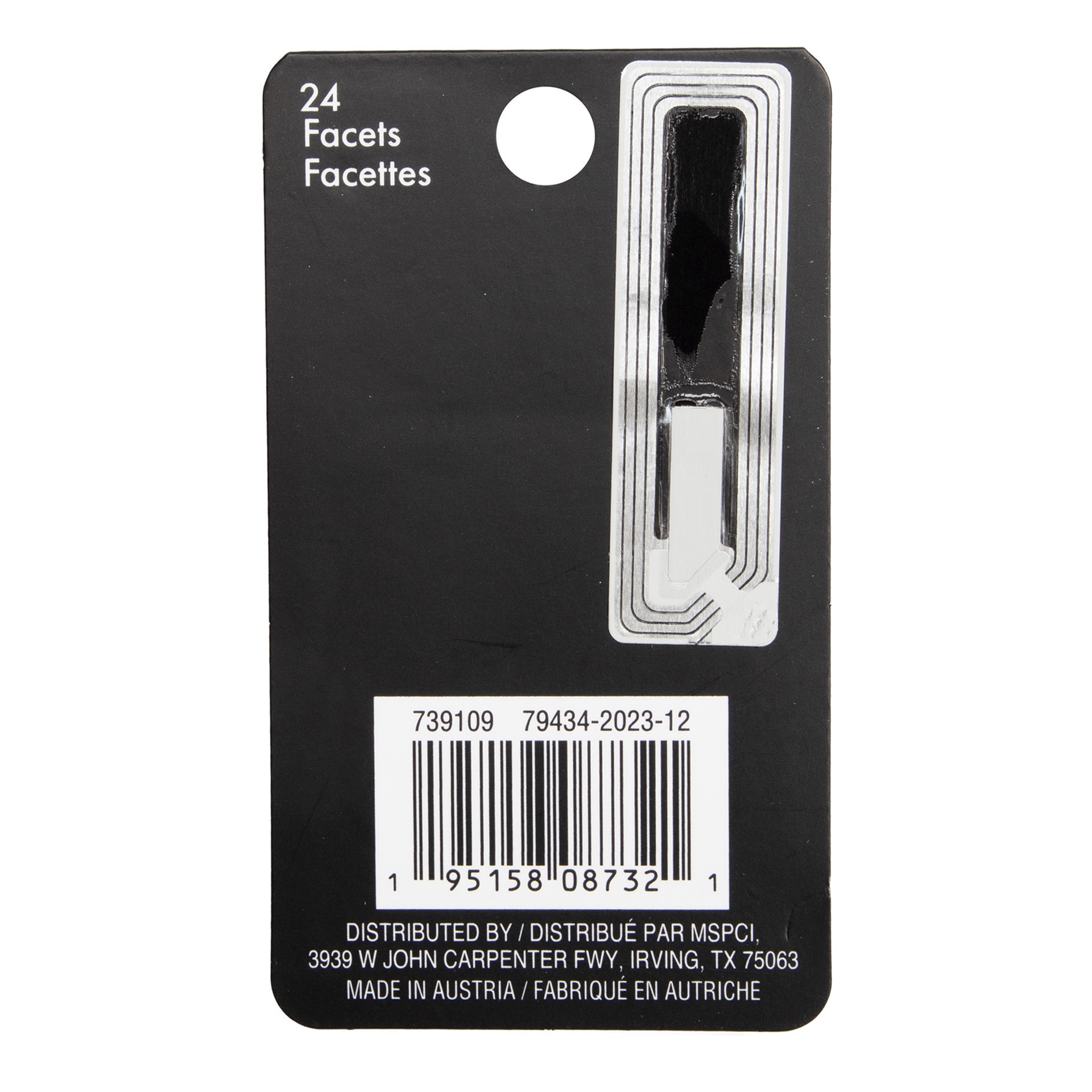 slide 4 of 5, 14mm Crystal Emerald Cut Sew-On Austrian Crystals By Bead Landing, 2ct., 14mm