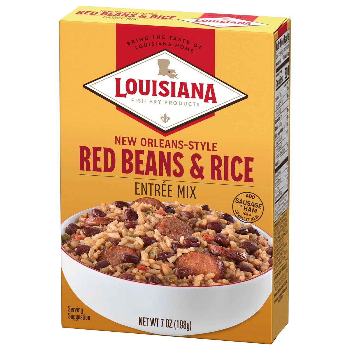 slide 12 of 13, Louisiana Fish Fry Products New Orleans-Style Red Beans & Rice Entree Mix 7 oz, 7 oz