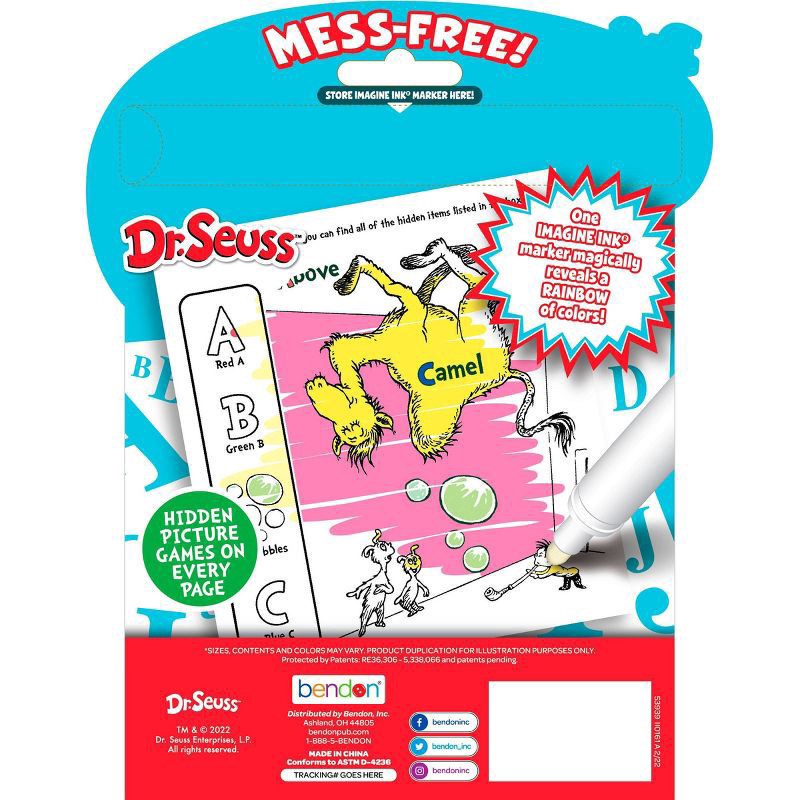 slide 4 of 5, Dr. Seuss Dr Seuss Imagine Ink Magic Ink Book, 1 ct