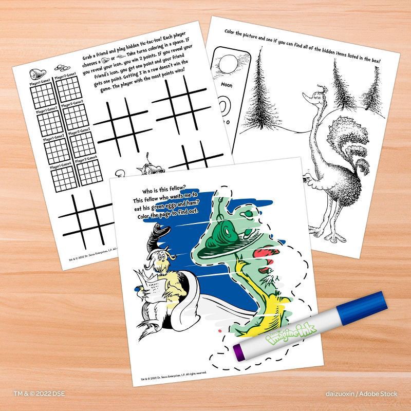 slide 2 of 5, Dr. Seuss Dr Seuss Imagine Ink Magic Ink Book, 1 ct