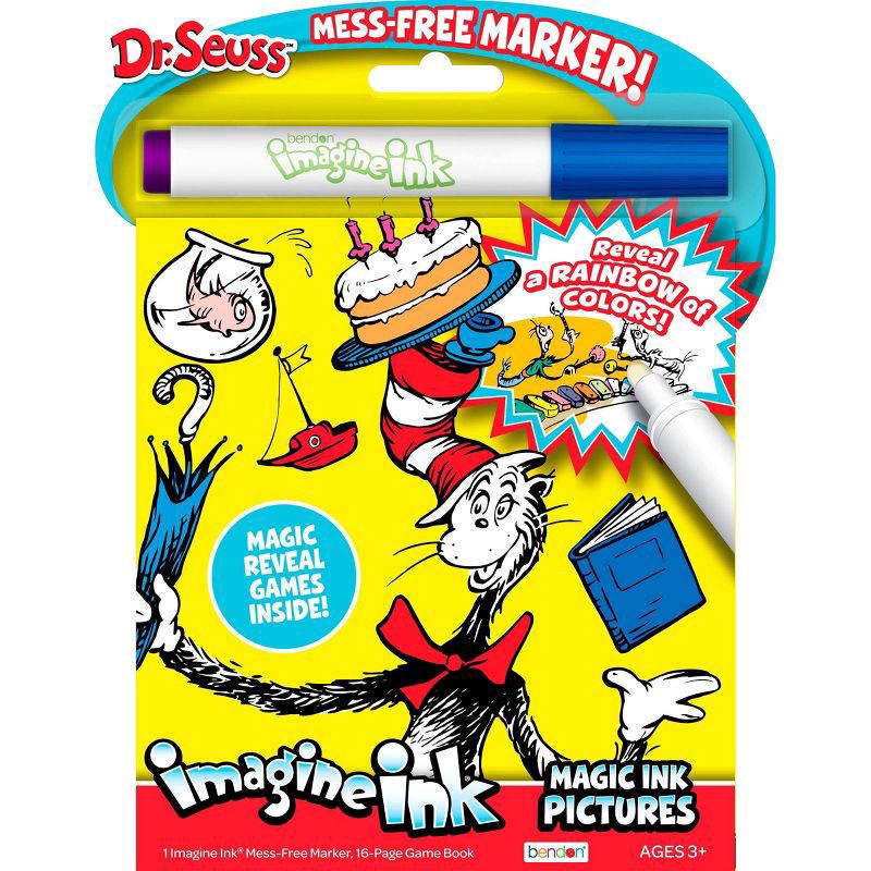 slide 1 of 5, Dr. Seuss Dr Seuss Imagine Ink Magic Ink Book, 1 ct