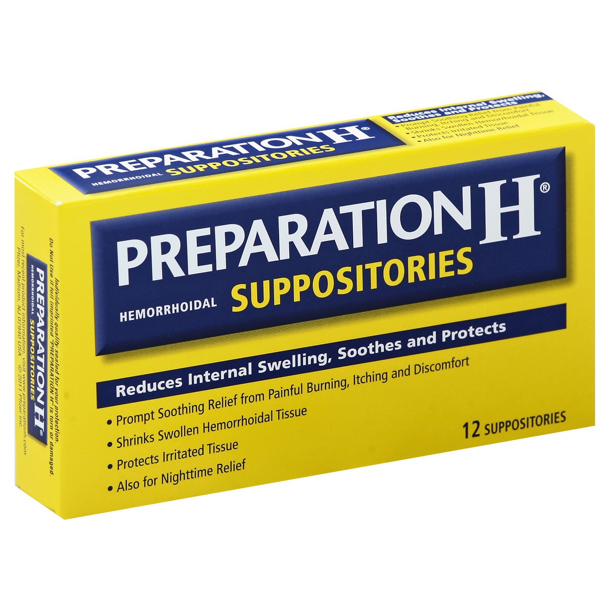 slide 7 of 8, Preparation H Hemorrhoidal Suppositories 12 ea, 12 ct