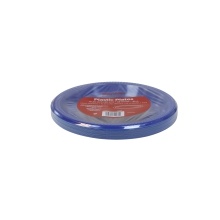 slide 1 of 1, GFS Blue Plastic Plates, 25 ct