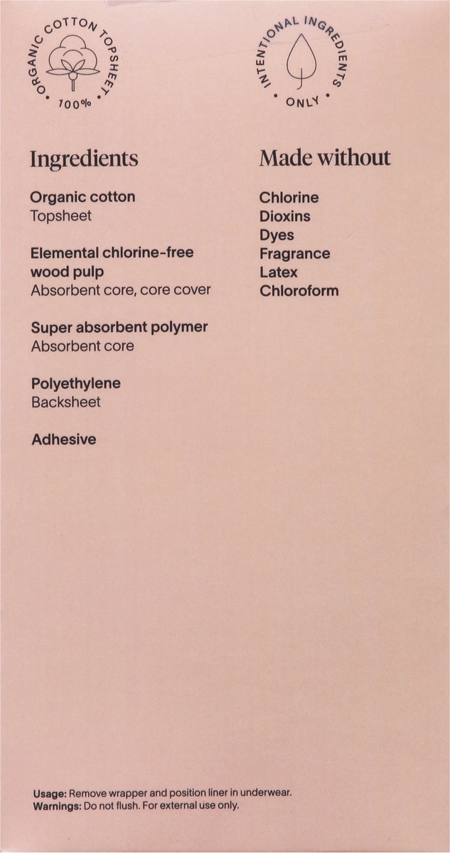 slide 9 of 9, Cora Long The Free-to-Move Bladder Liners 30 ea, 30 ct