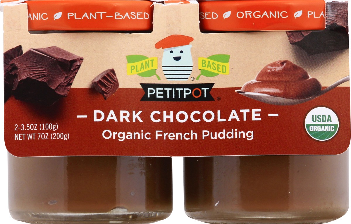 slide 7 of 13, Petit Pot Organic Dark Chocolate French Pudding 2 ea, 1 ct