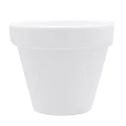 4" White Standard Pot