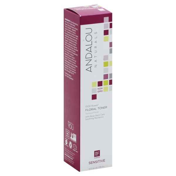 slide 1 of 1, Andalou Naturals ANDALOU NATURAL Toner1000 Rosesfloral, 1 ct