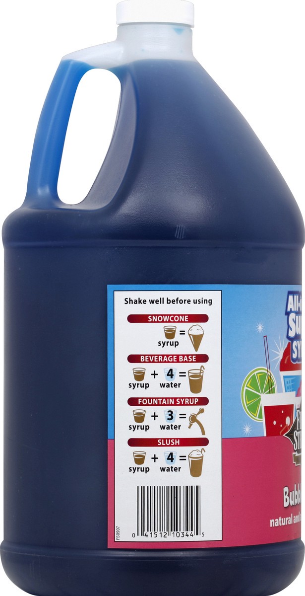 slide 6 of 6, First Street Bubblegum Syrup - 1 gal, 1 gal