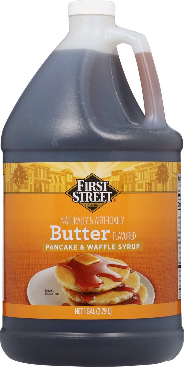 slide 9 of 14, Cb02 First Street Buttery Pancake Syrup, 1 gal