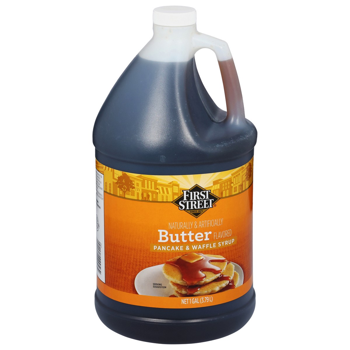 slide 5 of 14, Cb02 First Street Buttery Pancake Syrup, 1 gal