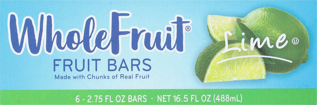 slide 5 of 11, Whole Fruit Lime Fruit Bars 6 6 ea, 6 ct