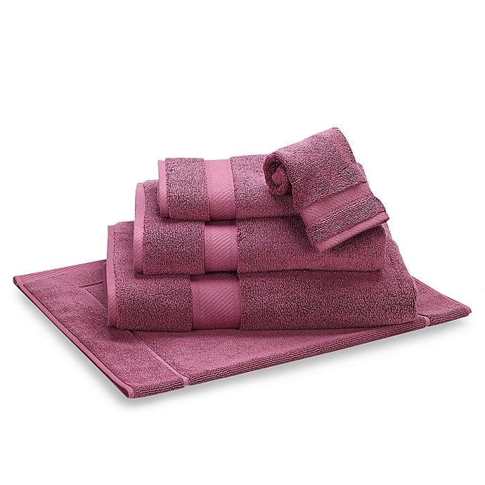 slide 1 of 1, Wamsutta Duet Bath Mat - Raspberry, 1 ct