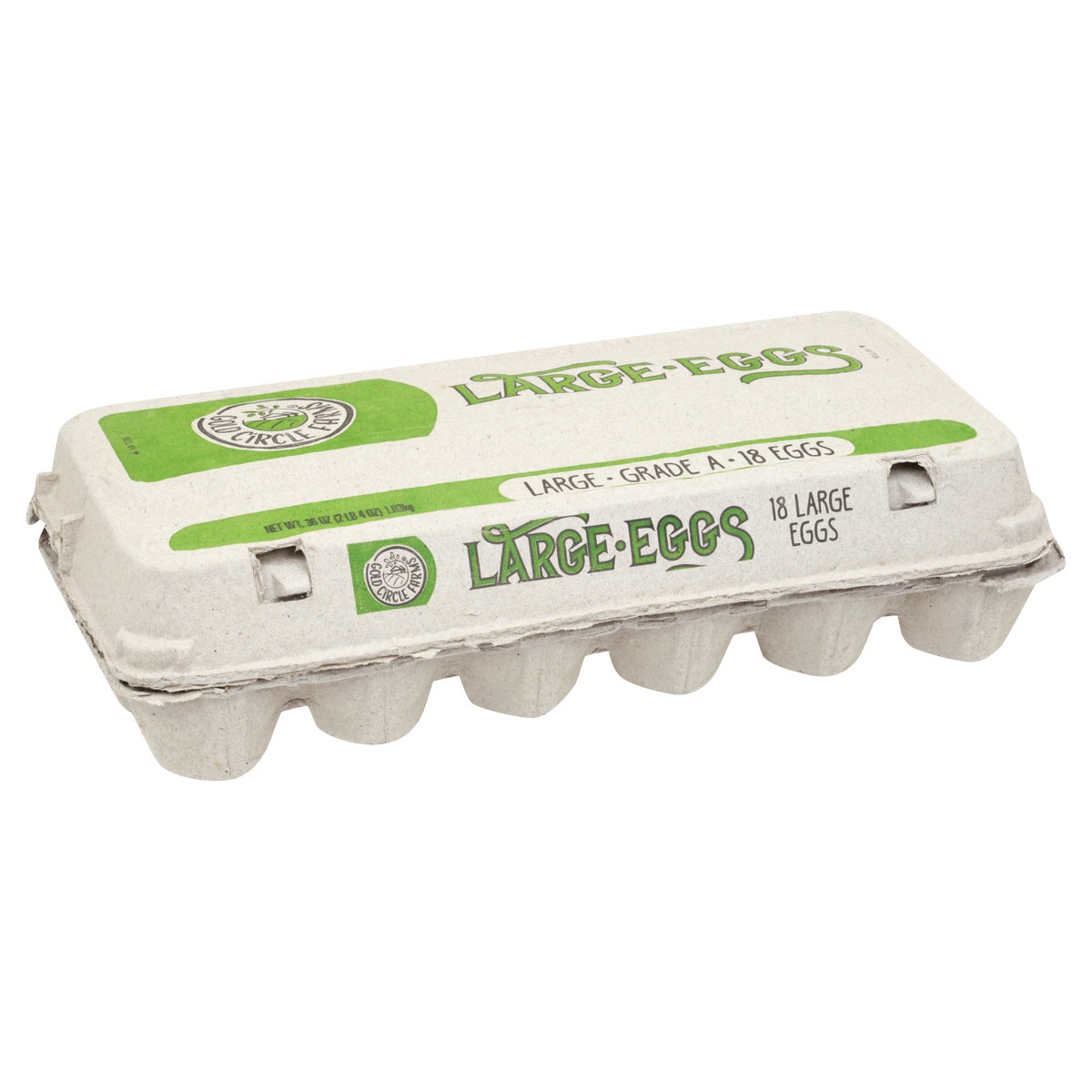 slide 7 of 13, Gold Circle Farms Large Eggs 18 ea, 18 ct