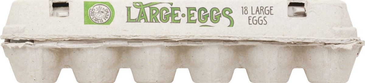 slide 6 of 13, Gold Circle Farms Large Eggs 18 ea, 18 ct