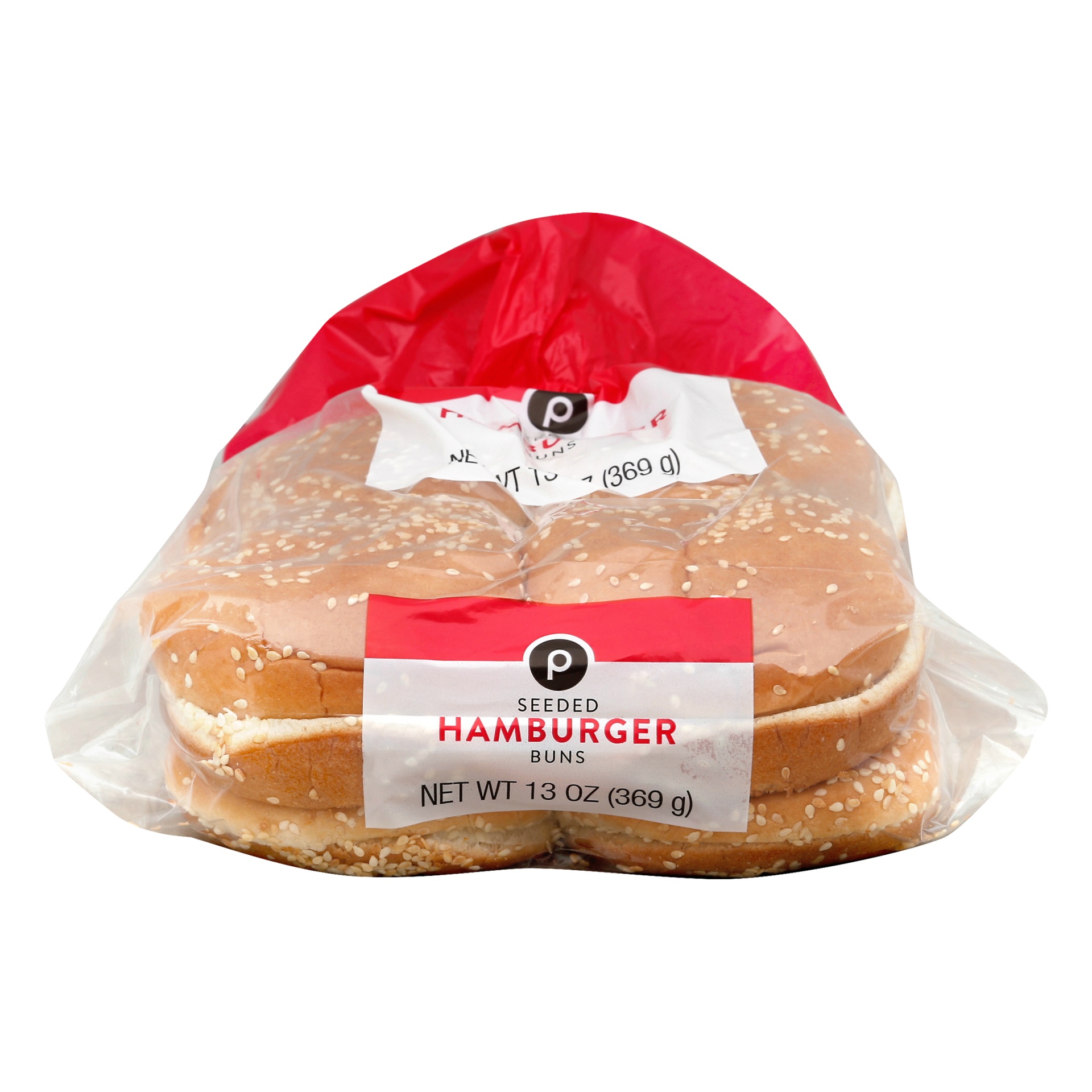 slide 1 of 1, Publix Seeded Hamburger Buns, 8 ct