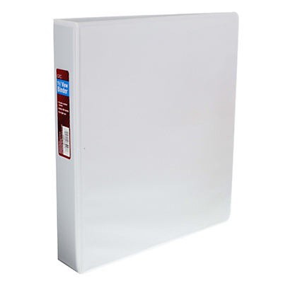 slide 1 of 1, GTC 1.5 Inch View Binder White, 1.5 in