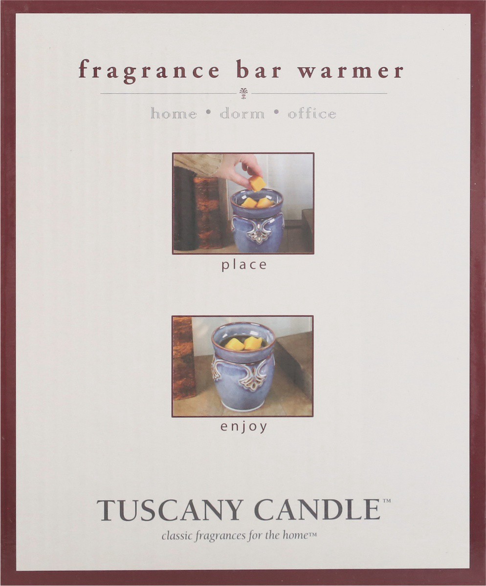 slide 8 of 9, Tuscany Candle Art Deco Fragrance Bar Warmer - Blue, 1 ct