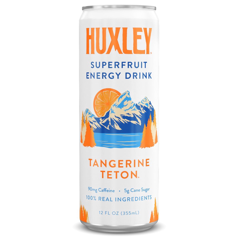 slide 1 of 2, Huxley Energy Drink-Tangerine Teton, 