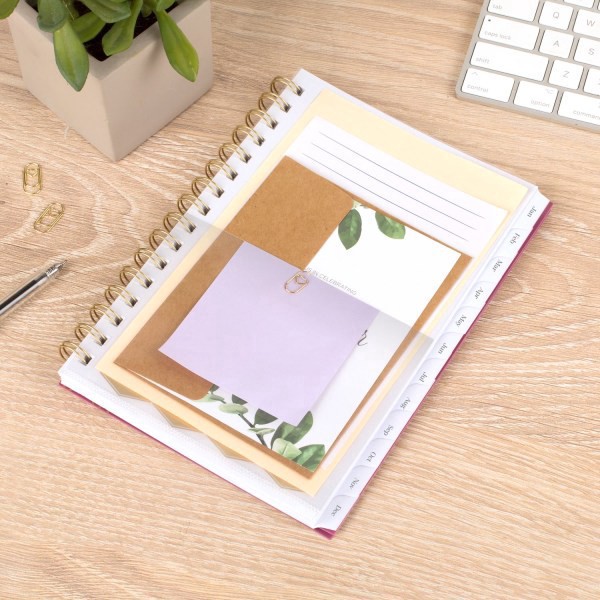 slide 6 of 9, 2025 Cambridge Workstyle Balance Weekly/Monthly Planner, 5-1/2"" X 8-1/2"", Red Violet, January To December, 1 ct