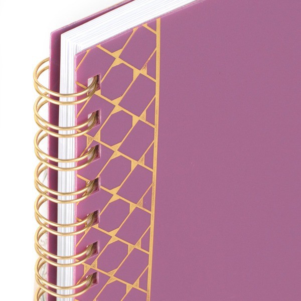 slide 3 of 9, 2025 Cambridge Workstyle Balance Weekly/Monthly Planner, 5-1/2"" X 8-1/2"", Red Violet, January To December, 1 ct
