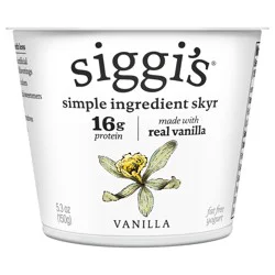 Siggi's siggi’s Icelandic Skyr Nonfat Yogurt, Vanilla, 5.3 oz.