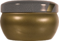 slide 1 of 1, Candle-Lite Mahogany Teak Tin Candle - Gray/Gold, 6.25 oz