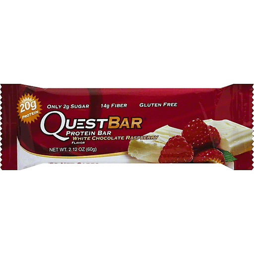 slide 2 of 3, Quest White Chocolate Raspberry Protein Bar, 2.12 oz
