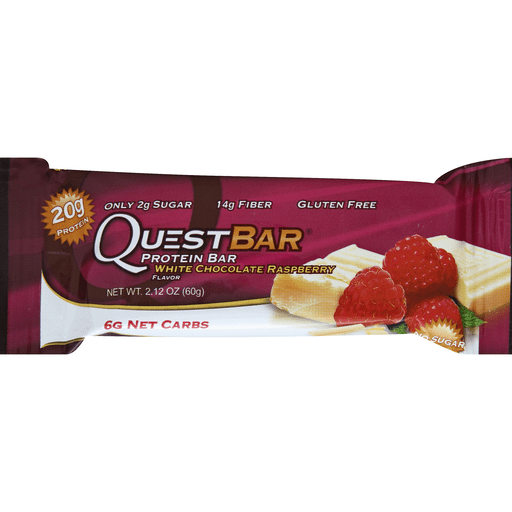 slide 3 of 3, Quest White Chocolate Raspberry Protein Bar, 2.12 oz