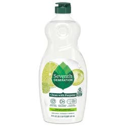 Seventh Generation Dish Soap Liquid Fresh Lime & Ginger Scent 19 oz