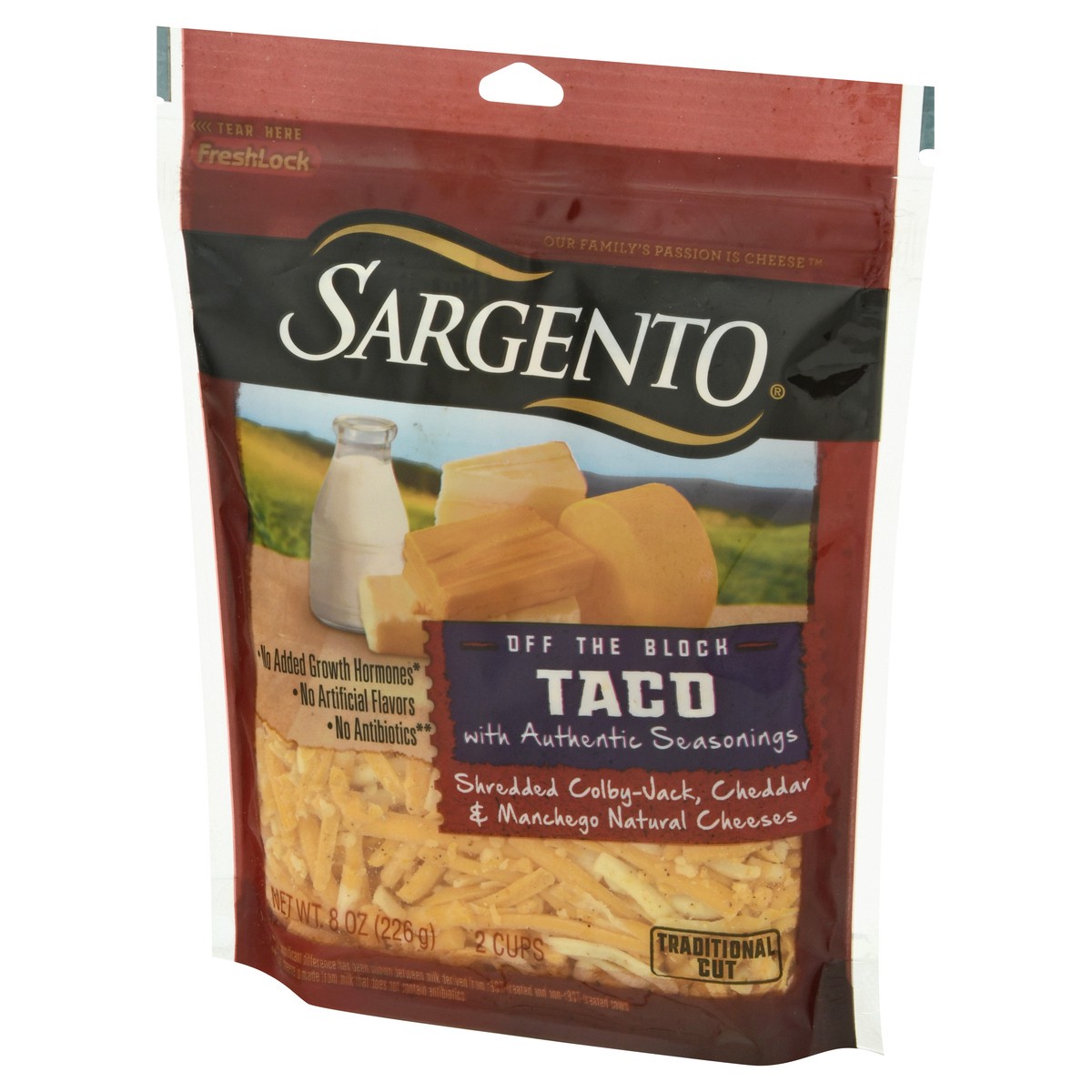 slide 4 of 10, Sargento Shredded Taco Natural Cheese with Authentic Seasonings, 8 oz, 8 oz