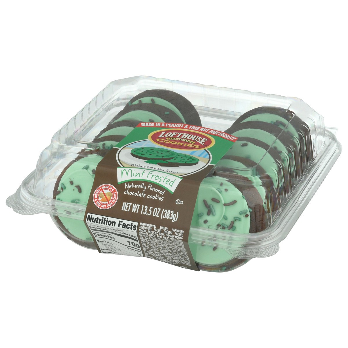 slide 9 of 14, Lofthouse Mint Frosted Cookies 13.5 oz, 13.5 oz