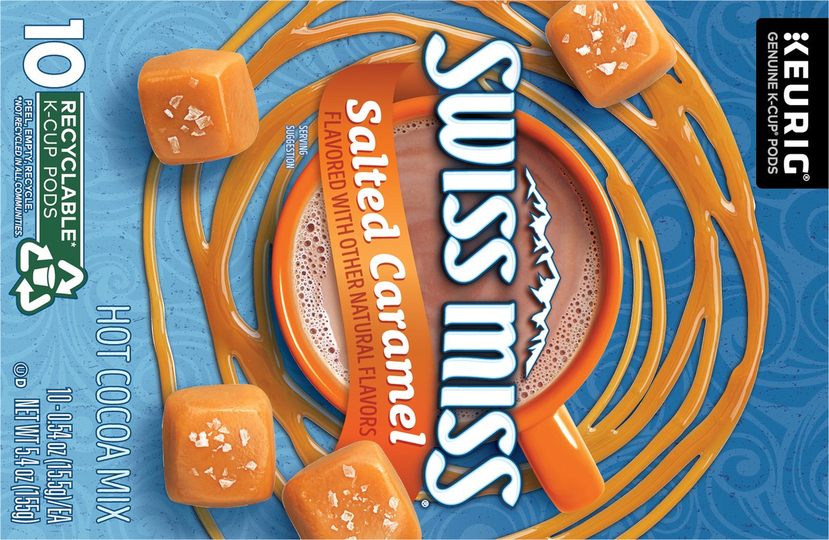 slide 7 of 7, Swiss Miss Salted Caramel K-Cup, Single Serve Coffee - 10 ct, 10 ct