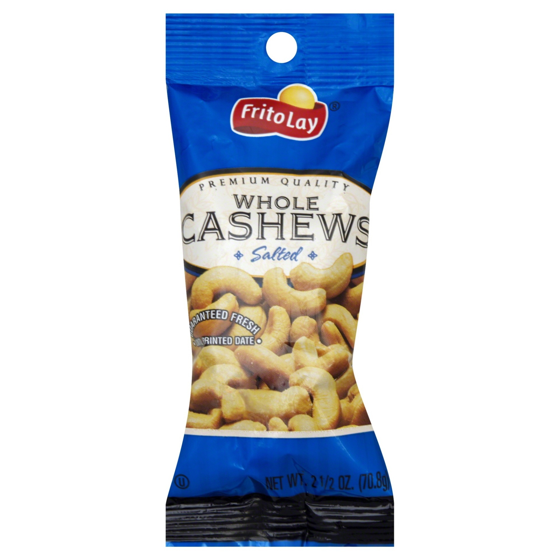 slide 1 of 1, Nut Harvest Sea Salted Whole Cashews, 2.5 oz