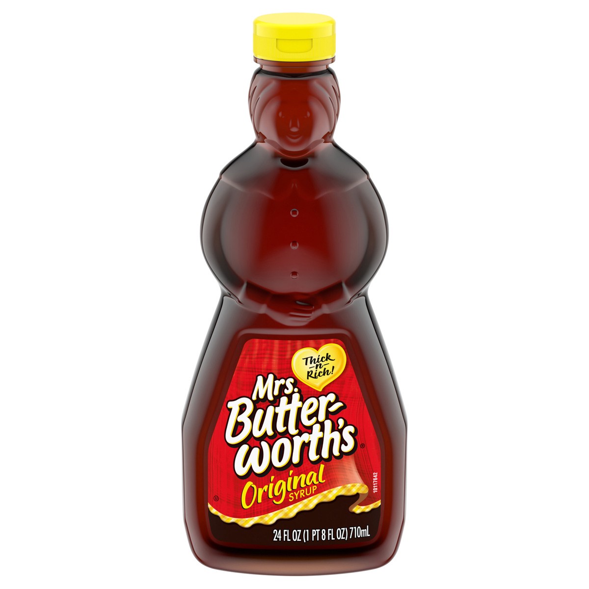 slide 1 of 5, Mrs. Butterworth's Original Thick N Rich Pancake Syrup, 24 fl oz
