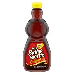 Mrs. Butterworth's Original Thick and Rich Pancake Syrup, 24 Fl Oz Bottle