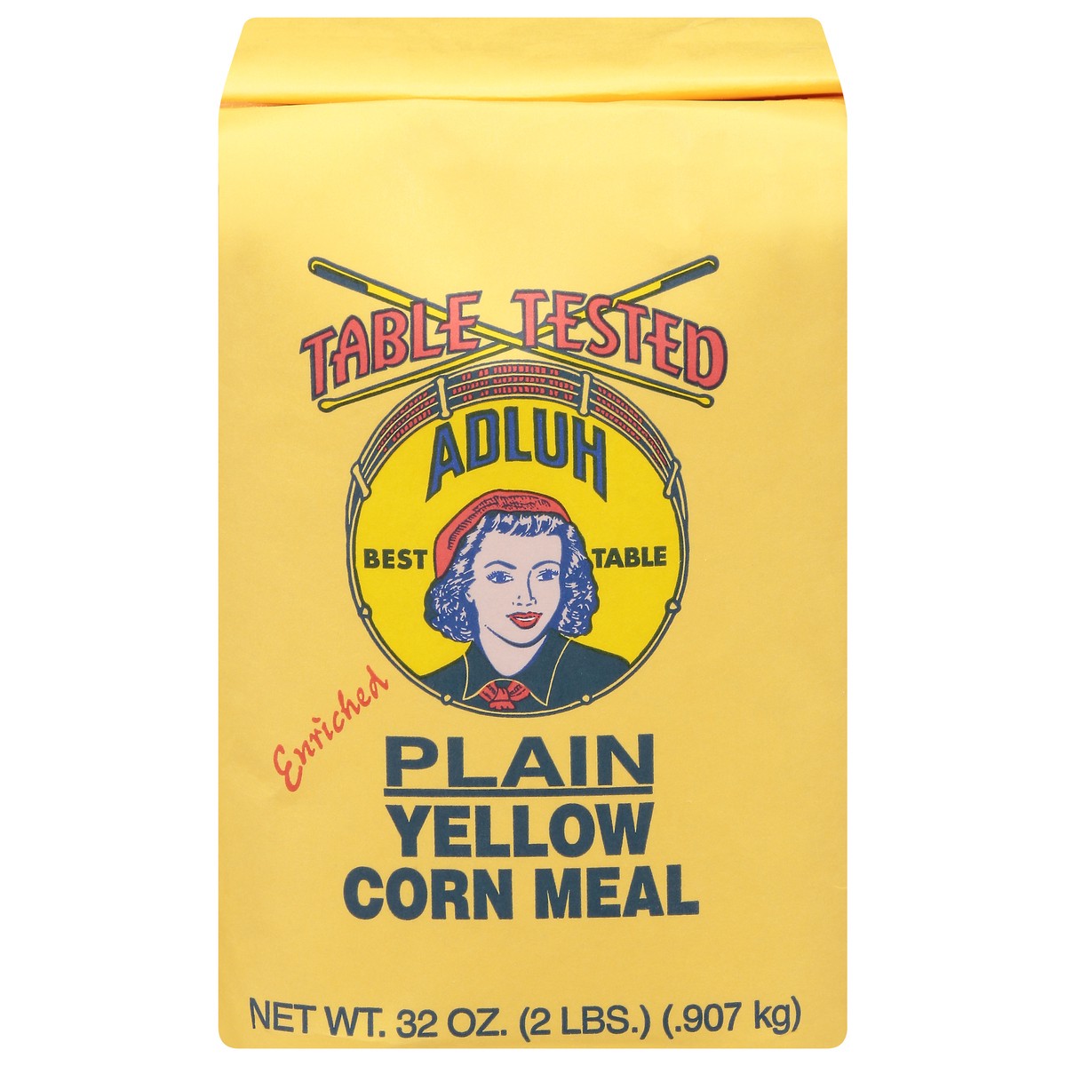 slide 4 of 4, Adluh Plain Yellow Corn Meal, 2 lb
