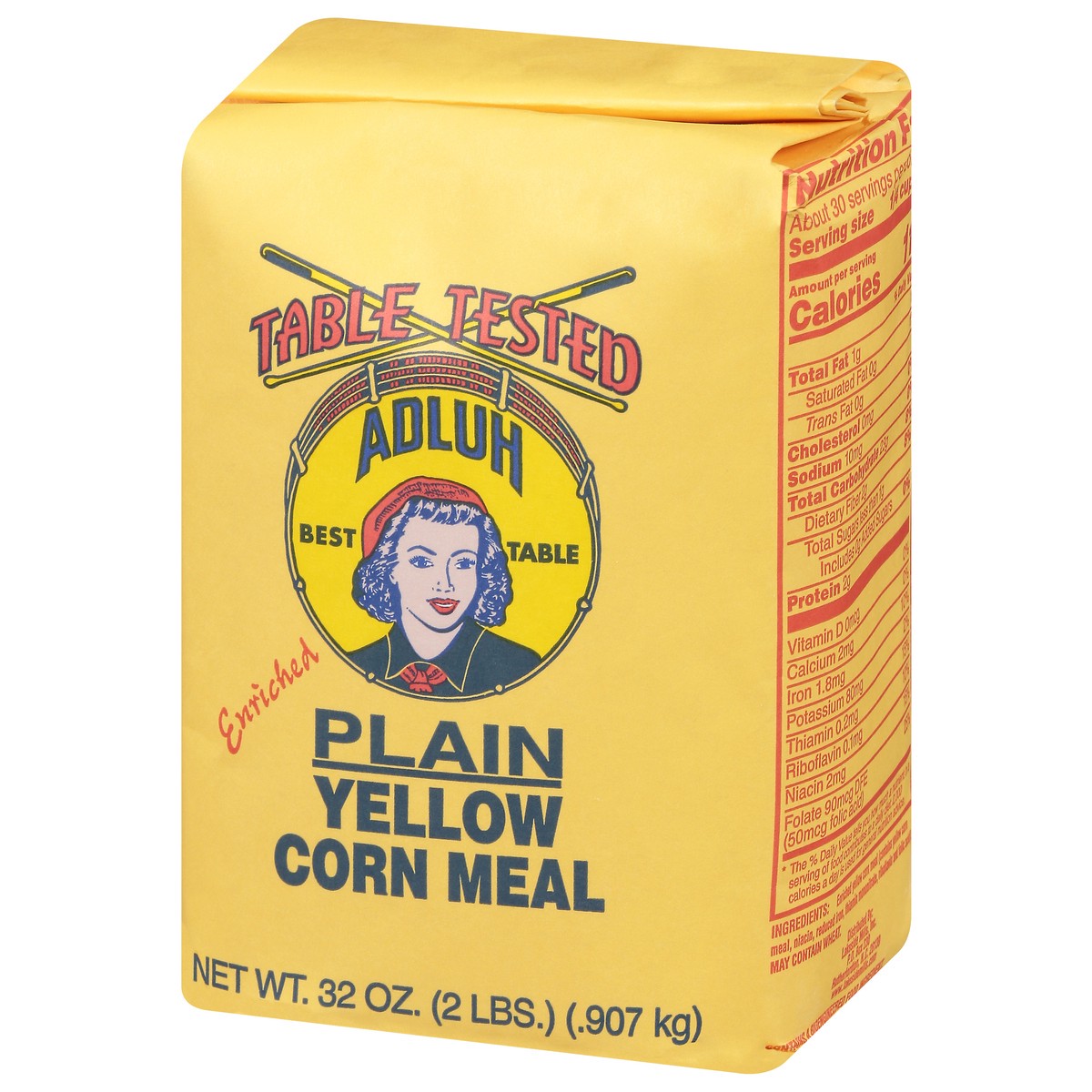 slide 2 of 4, Adluh Plain Yellow Corn Meal, 2 lb